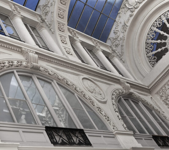 Interior of Passage Pommeray in Nantes French city