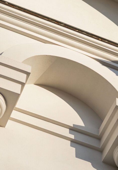 Fragment White classical building, pattern seamless, texture Fragment White classical building with columns, texture